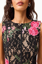 Load image into Gallery viewer, Morgaine Gown in Black Floral
