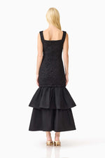 Load image into Gallery viewer, Alexandra Tiered Dress in Black
