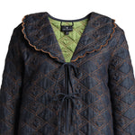 Load image into Gallery viewer, Dylan Quilted Heart Jacket in Blue
