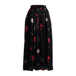 Load image into Gallery viewer, Cecil Printed Skirt in Black
