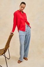 Load image into Gallery viewer, Ellis Shirt in Cherry
