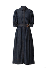 Load image into Gallery viewer, Veronica Dress in Blue
