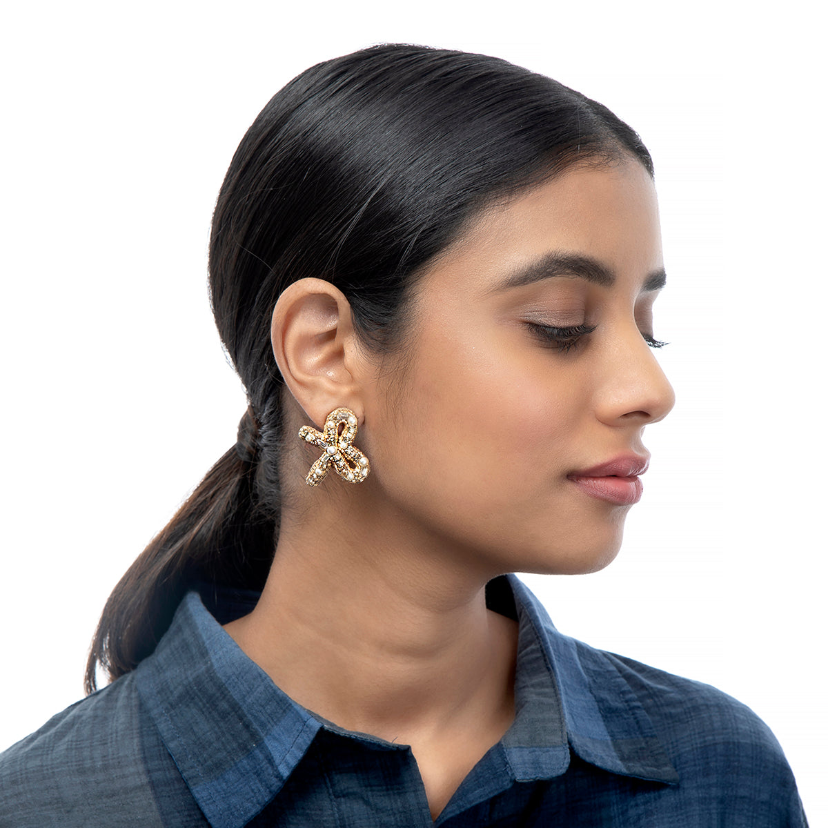 Elsa Earring in Gold