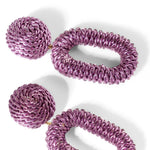 Load image into Gallery viewer, Roula Earrings in Purple

