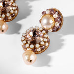 Load image into Gallery viewer, Mukta Earrings in Dusty Pink
