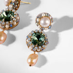 Load image into Gallery viewer, Mukta Earrings in Green
