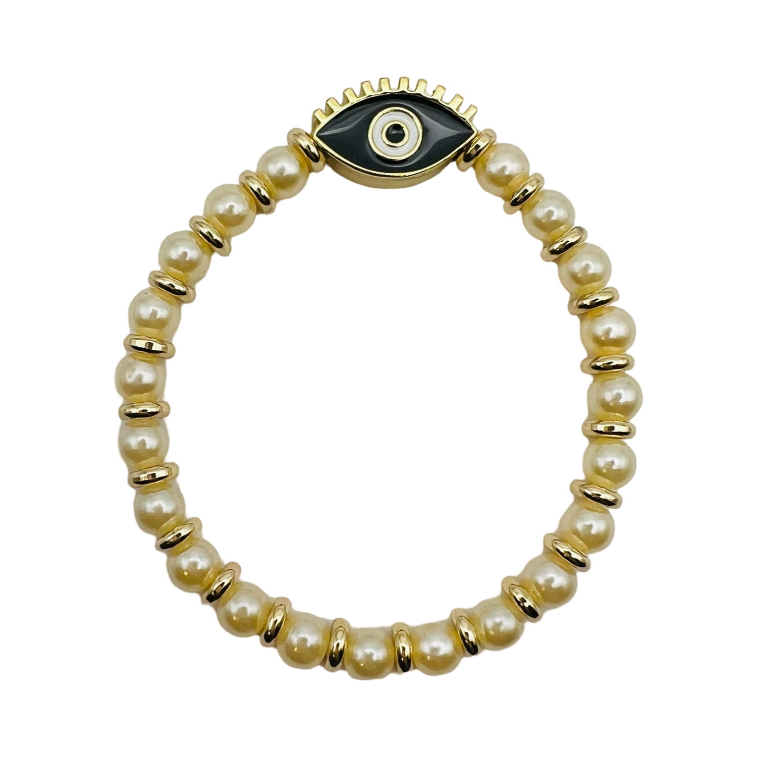 Eye Bracelet in Pearl
