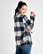 Load image into Gallery viewer, Ricki Jacket in Navy Plaid
