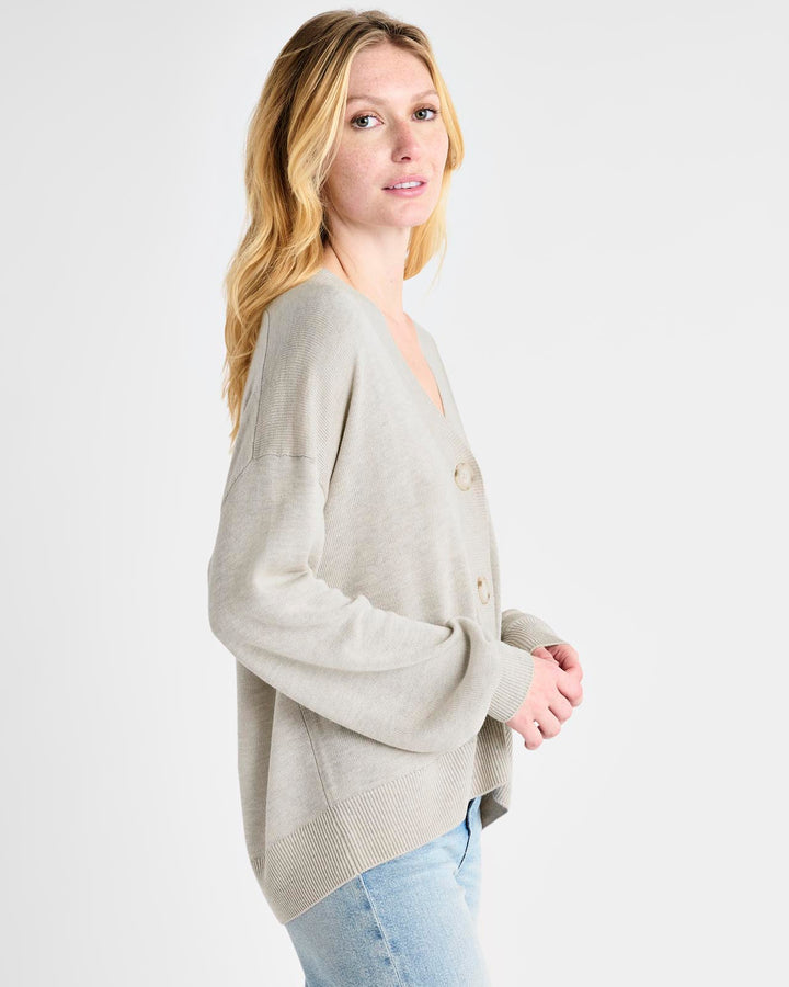 Carmella Cardigan in Oat Heather