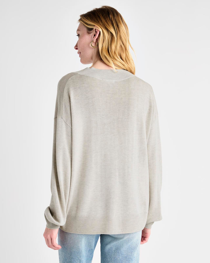Carmella Cardigan in Oat Heather