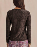 Load image into Gallery viewer, Cecelia Floral Long Sleeve Top in Java
