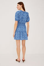 Load image into Gallery viewer, Fiorella Dress in Blue Ikat
