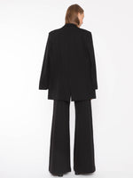 Load image into Gallery viewer, Ponte Knit Oversized Blazer in Black
