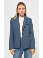 Load image into Gallery viewer, Keller Classic Blazer in Heather Blue
