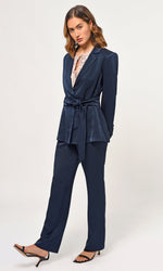 Load image into Gallery viewer, Katherine Straight Leg Trouser in Navy
