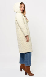 Load image into Gallery viewer, Sammy Quilted Jacket in Ecru
