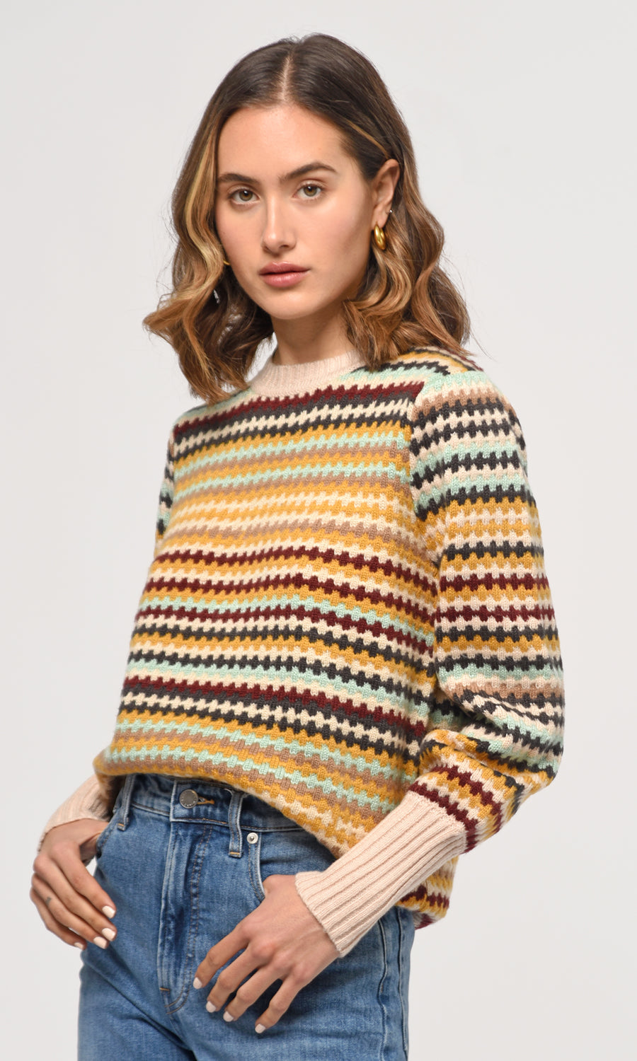 Orlando Sweater in Rust Multi
