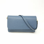 Load image into Gallery viewer, Small Foldover Bag in Denim Blue
