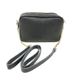 Load image into Gallery viewer, Leather Camera Bag in Black
