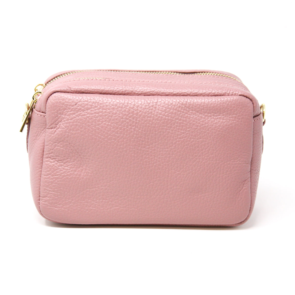 Leather Camera Bag in Pink