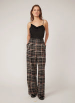 Load image into Gallery viewer, Milena Pant in Black Plaid

