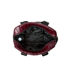 Load image into Gallery viewer, Voyager Travel Bag in Glossy Deep Burgundy
