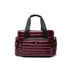 Load image into Gallery viewer, Voyager Travel Bag in Glossy Deep Burgundy
