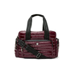 Load image into Gallery viewer, Voyager Travel Bag in Glossy Deep Burgundy
