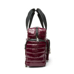 Load image into Gallery viewer, Voyager Travel Bag in Glossy Deep Burgundy
