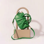 Load image into Gallery viewer, Gracelyn Recycled Crossbody Bag in Green
