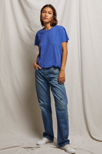 Harley Tee in Violet Blue