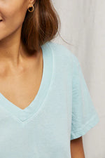 Load image into Gallery viewer, Hendrix Tee in Iced Aqua
