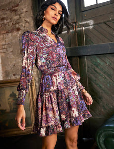 Rubi Dress in Brocade