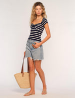 Load image into Gallery viewer, Shea Top in Navy
