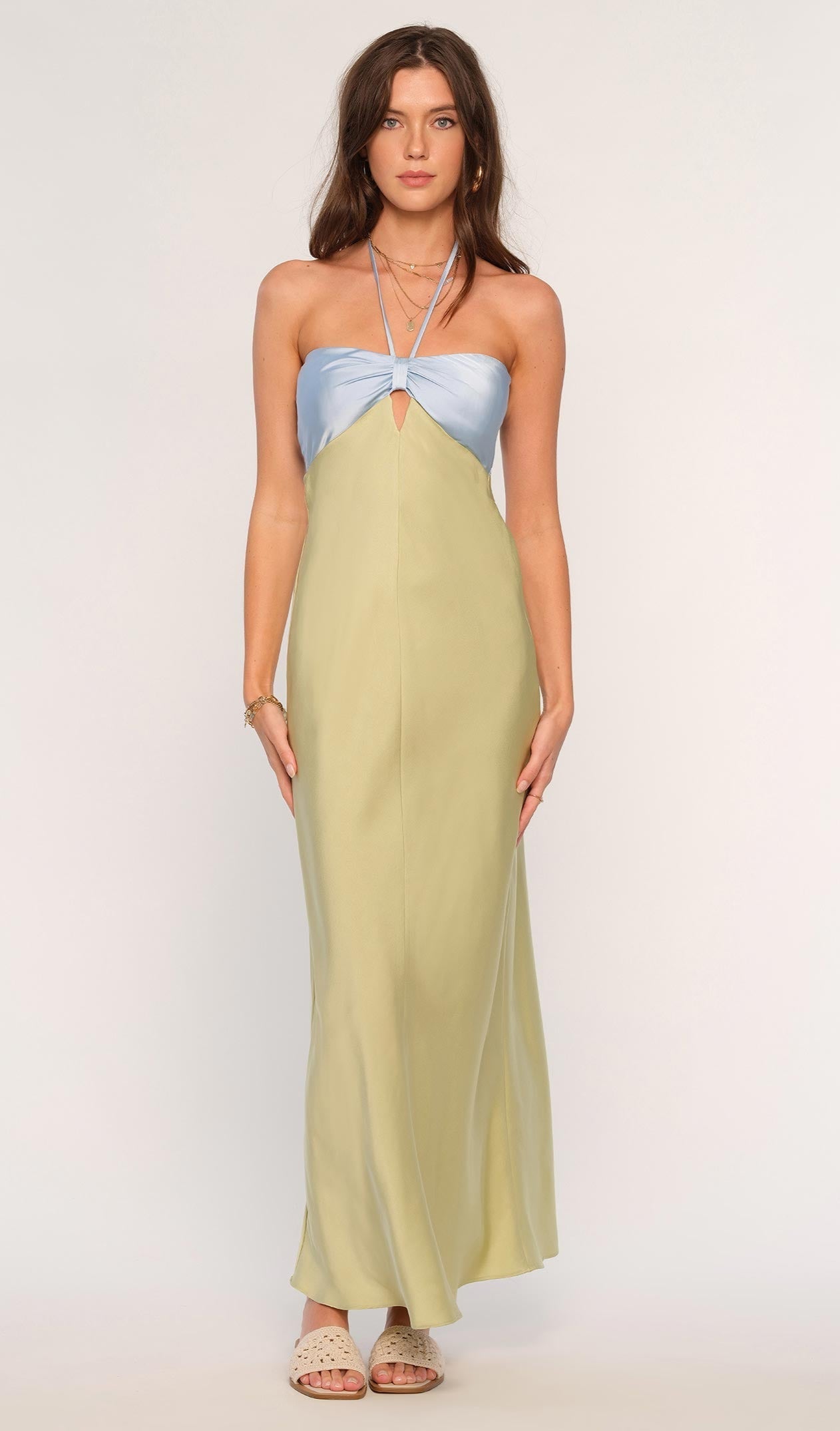 London Dress in Pear