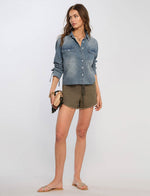 Load image into Gallery viewer, Adelie Shirt in Stone
