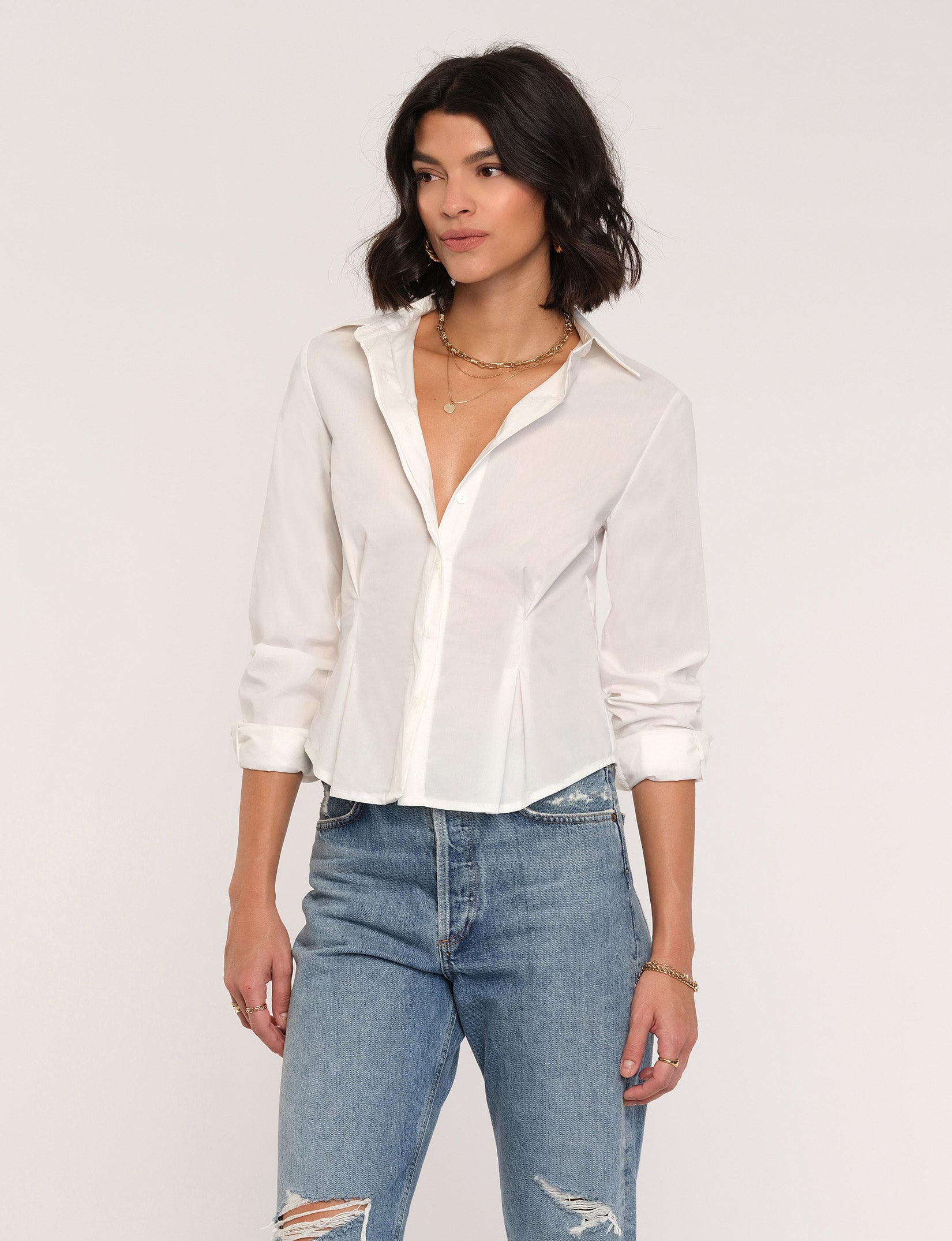 Palmer Shirt in Eggshell