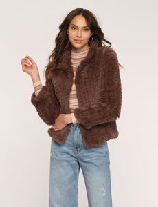 Aria Jacket in Saddle