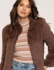 Aria Jacket in Saddle
