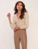 Load image into Gallery viewer, Suzette Faux Leather Pant in Camel
