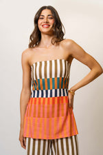 Load image into Gallery viewer, Rally Jumpsuit in Multi Varigated Stripe
