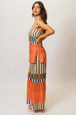 Load image into Gallery viewer, Rally Jumpsuit in Multi Varigated Stripe
