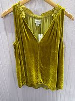 Load image into Gallery viewer, Prima Sleeveless Velvet Top in Amber
