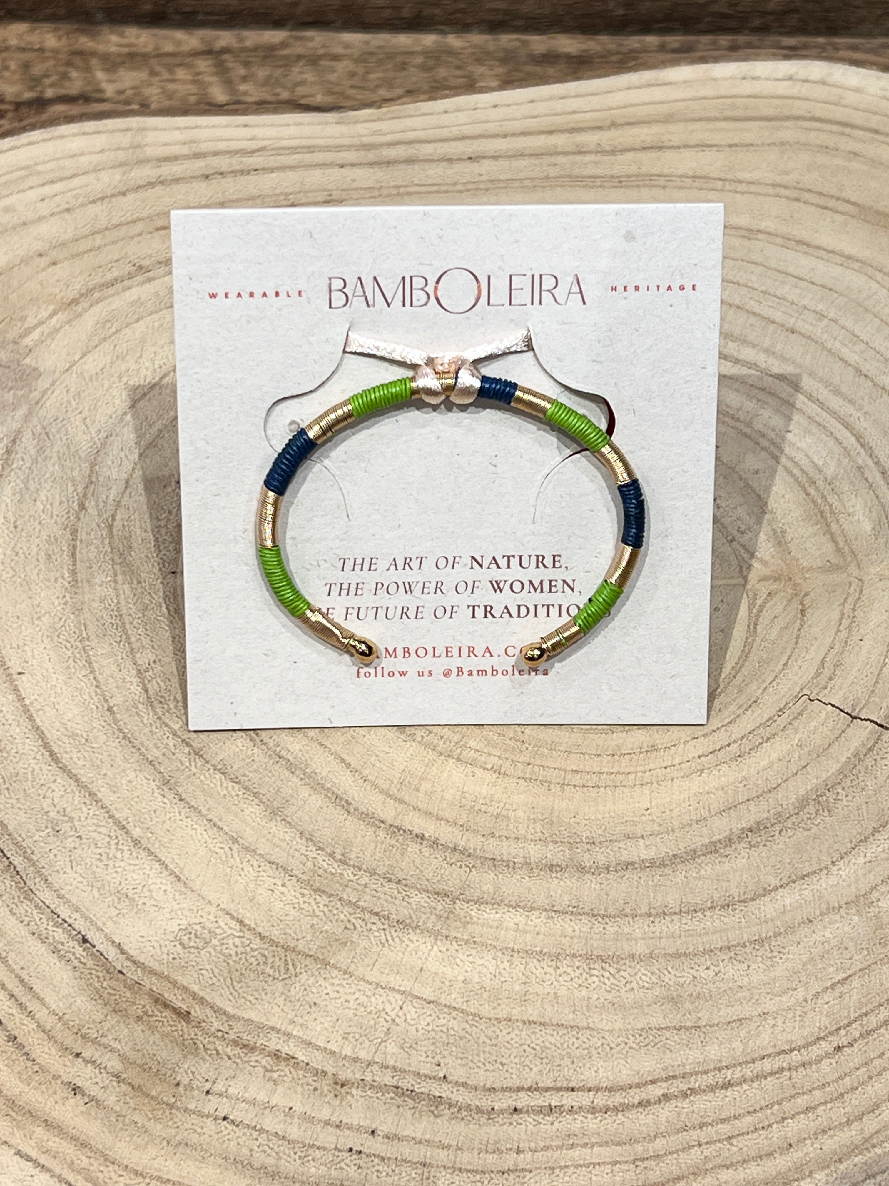 Clarte Bangle Maxi in Blue and Green