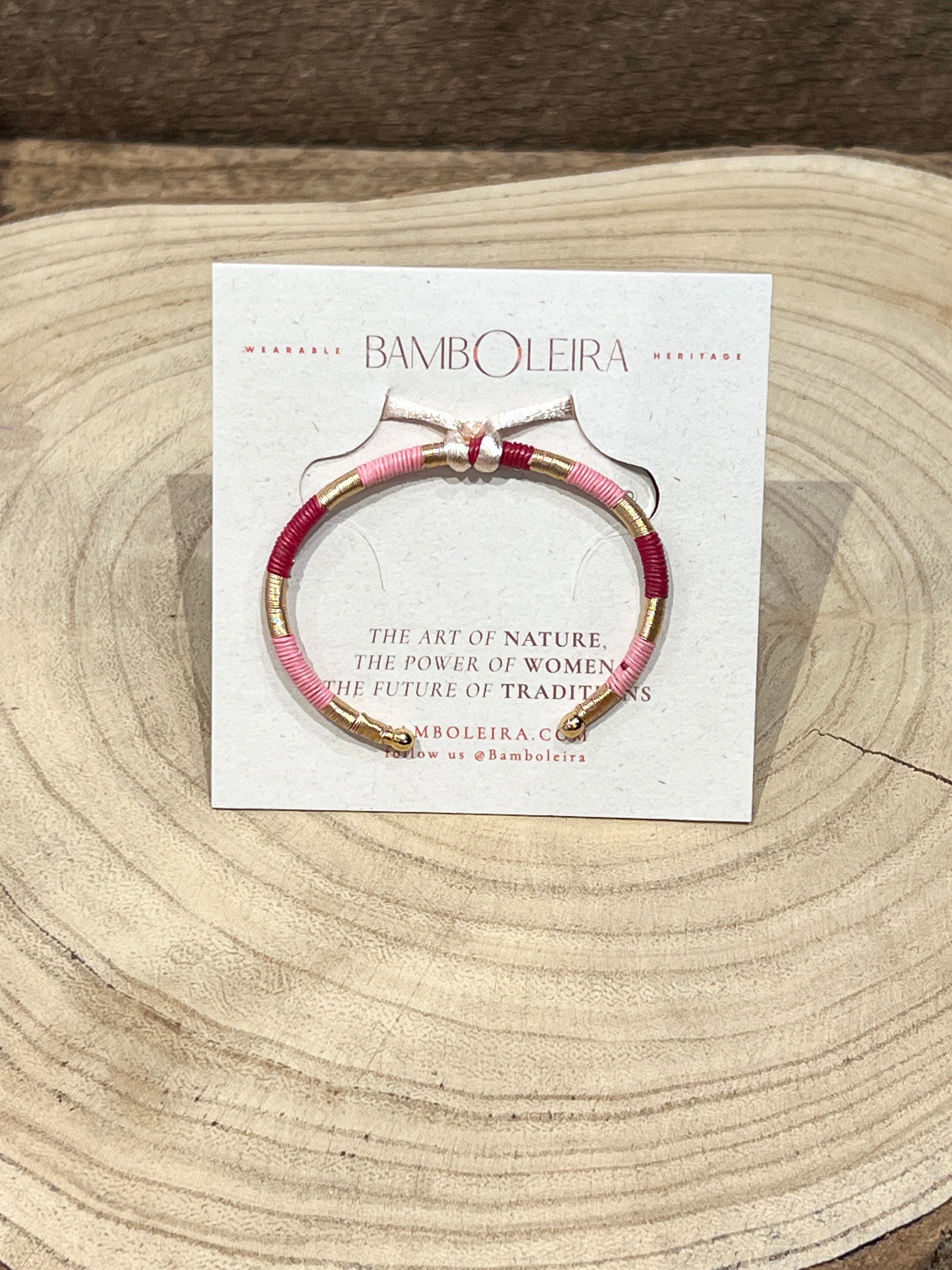 Clarte Bangle Maxi in Pink and Red