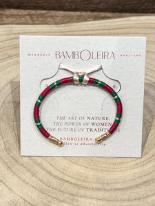 Clarte Bangle in Green and Red
