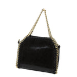 Load image into Gallery viewer, Leather Chain Shoulder Bag in Black
