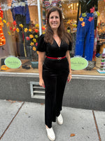 Load image into Gallery viewer, Corrie Bratter Corduroy Jumpsuit in Black

