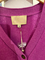 Load image into Gallery viewer, Cashmere Cardigan in Violet
