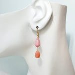 Load image into Gallery viewer, Candy Crush Teardrops Earrings in Pink
